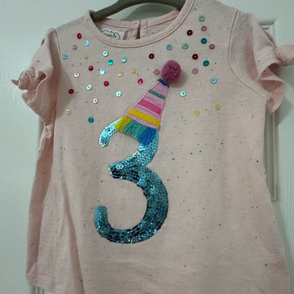 Mud Pie 3rd Birthday Party Tee
